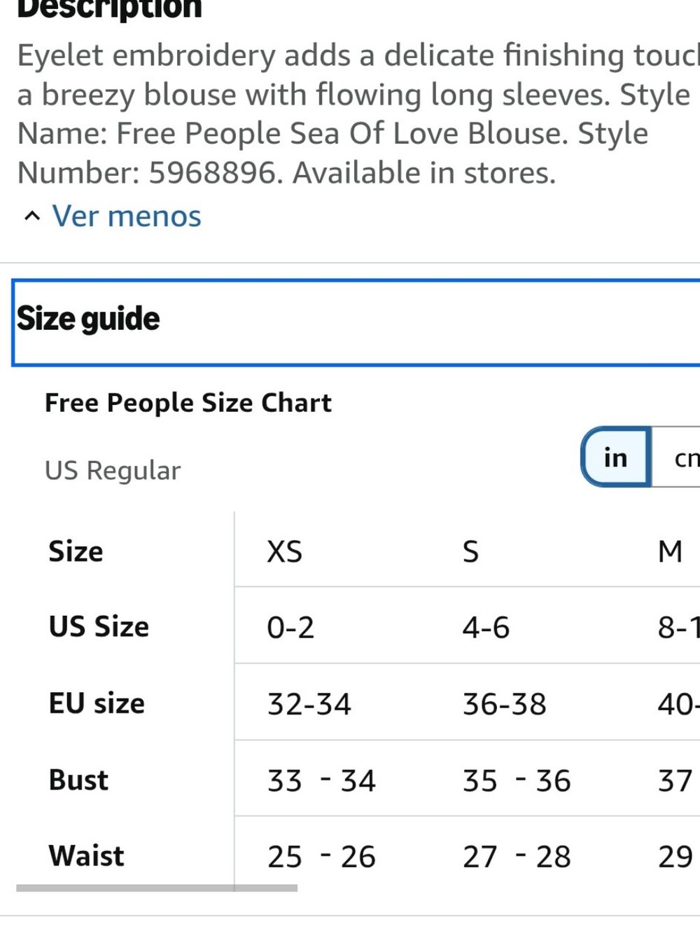 Free People Sea Of Love TunicTop in Ivory Dreams XS - Picture 13 of 13
